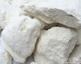 WHITE Edible CLAY Chunks Natural, 100 gm (4 oz) - 9 kg (20 lb) - Buy in Bulk (Wholesale), Hot Price, Fast Shipping Worldwide!