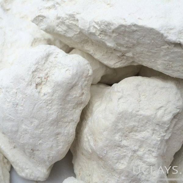 WHITE Edible CLAY Chunks Natural, 100 gm (4 oz) - 9 kg (20 lb) - Buy in Bulk (Wholesale), Hot Price, Fast Shipping Worldwide!