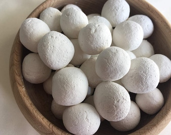 Palline di gesso commestibili al CAOLINO, palline commestibili con argilla CAOLINO e gesso naturale da mangiare, prezzo conveniente, spedizione veloce in tutto il mondo!