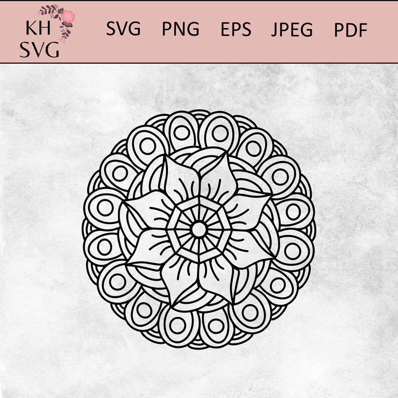 Free Free 206 Mandala Flower Cricut SVG PNG EPS DXF File