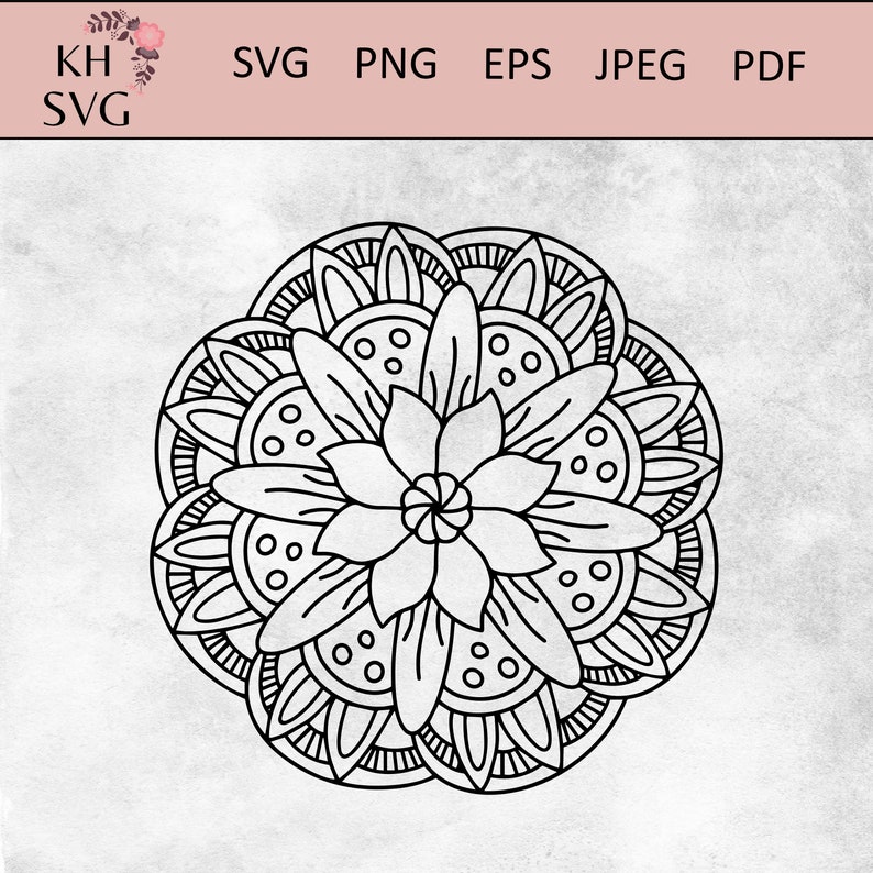 Mandala Flower Svg Cricut Svg Mandala Cut File Svg Files 6 Mandalas Svg Svg Clip Art Art Collectibles Delage Com Br