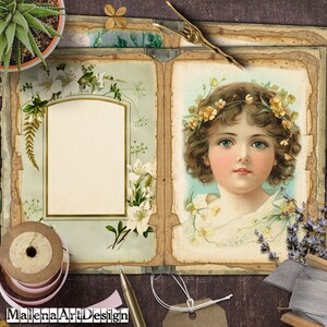 Botânico, Papéis, Cartões, Cartões Digitais Imprimíveis, Vintage, Scrapbook, Junk Journal, TAGS, Papéis para Artesanato