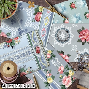 Old Pinned Paper, Vintage, CARD, Digital Cards Printables, Papers For Crafts, Scrapbook, Junk Journal,