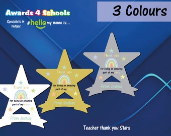 Teacher Leavers gift - Star thank you