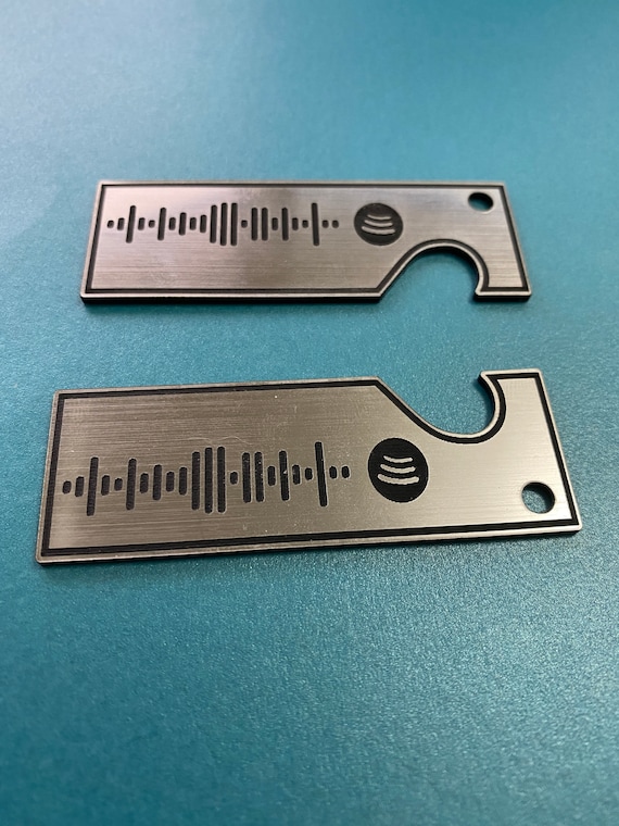 Personalized Spotify Code Keychain