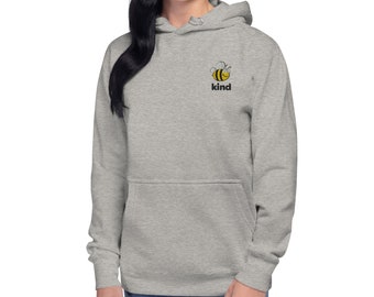 Bee Kind sudadera con capucha positiva