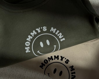 Baby Sweatshirt „EVA“ Mommy‘s Mini | Geschenk | Geburt | Muttertag | Geburtstag | Junge | Mädchen | Unisex