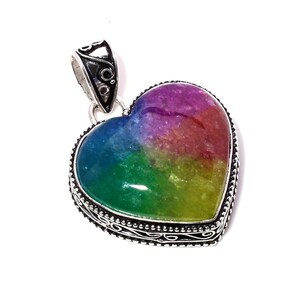 Solar Quartz Pendant 925 Sterling Silver Pendant Solar Quartz Gemstone Handmade Silver Gemstone Jewelry Quartz Silver Pendant For Necklaces