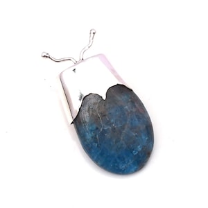 Neon Apatite Insect 925 Sterling Silver Pendant Neon Apatite Gemstone Handmade Silver Jewelry Pendant Necklaces Women Christmas Gift