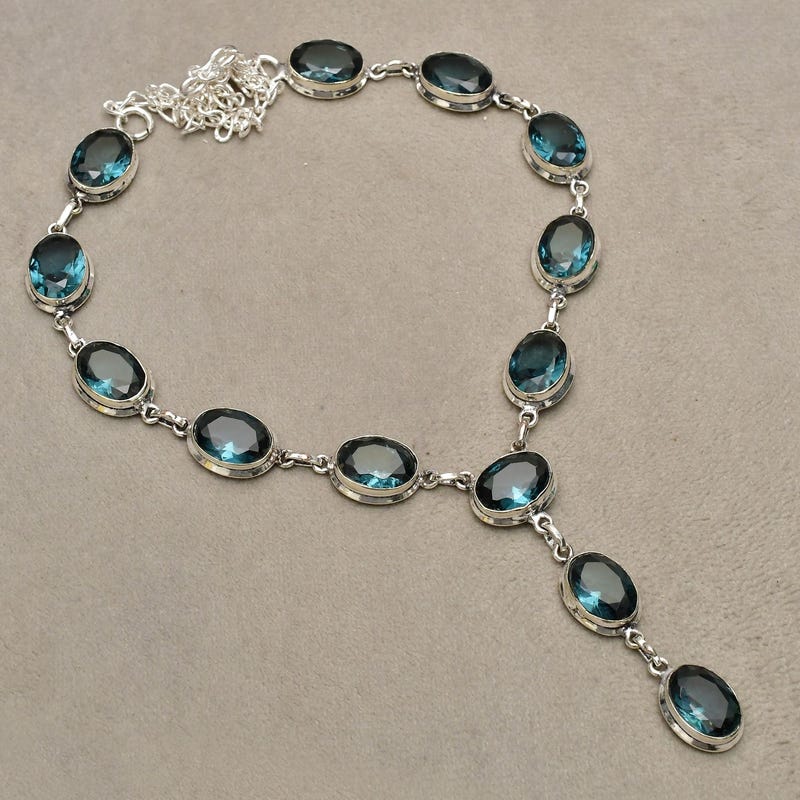 Iza Necklace in Indicolite main image 0