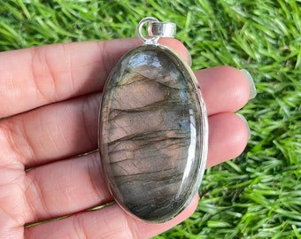 Labradorite Pendant 925 Sterling Silver Pendant Labradorite Gemstone Handmade Silver Gemstone Jewelry Labradorite Pendant For Necklace Women