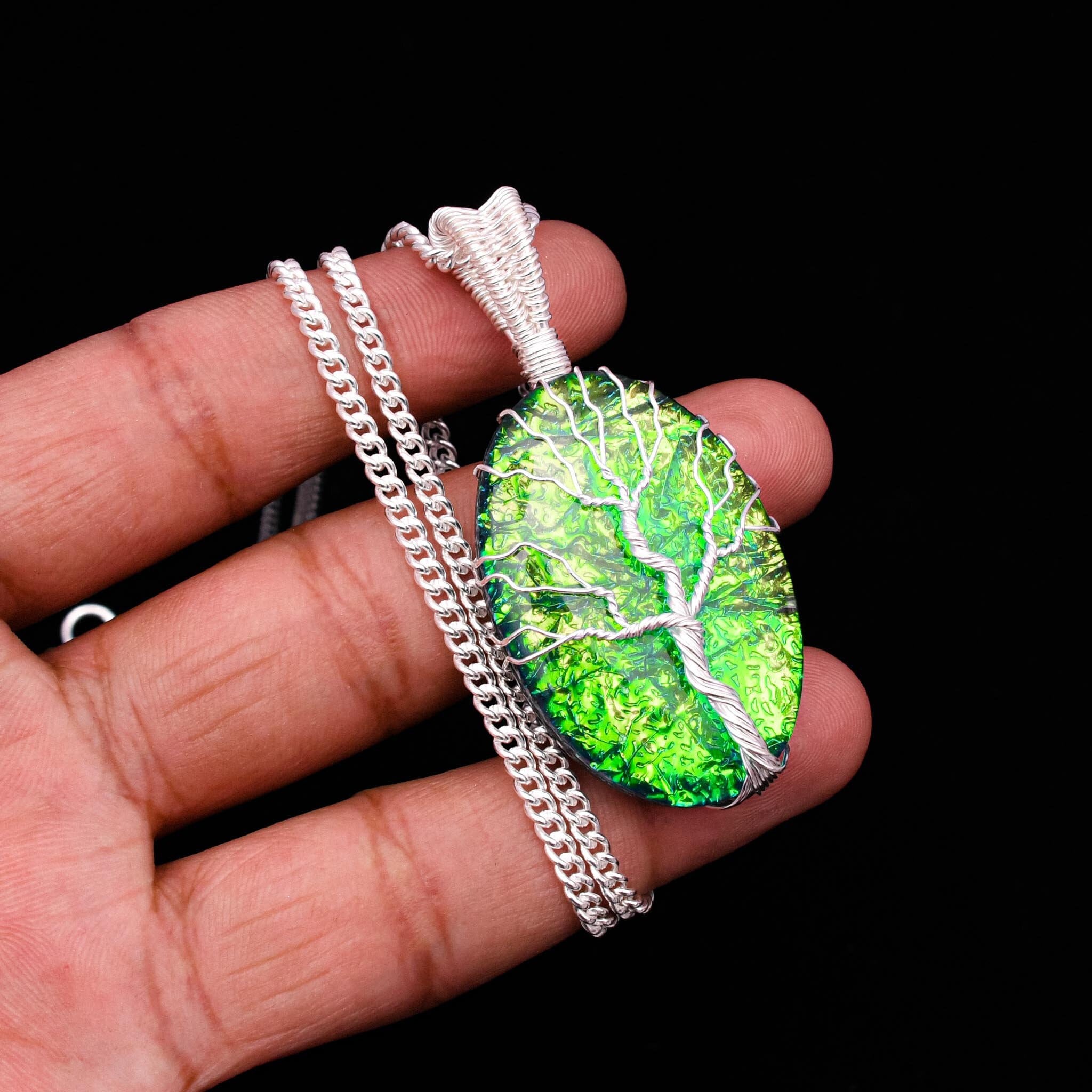 Fire opal necklace sterling silver - Etsy 日本