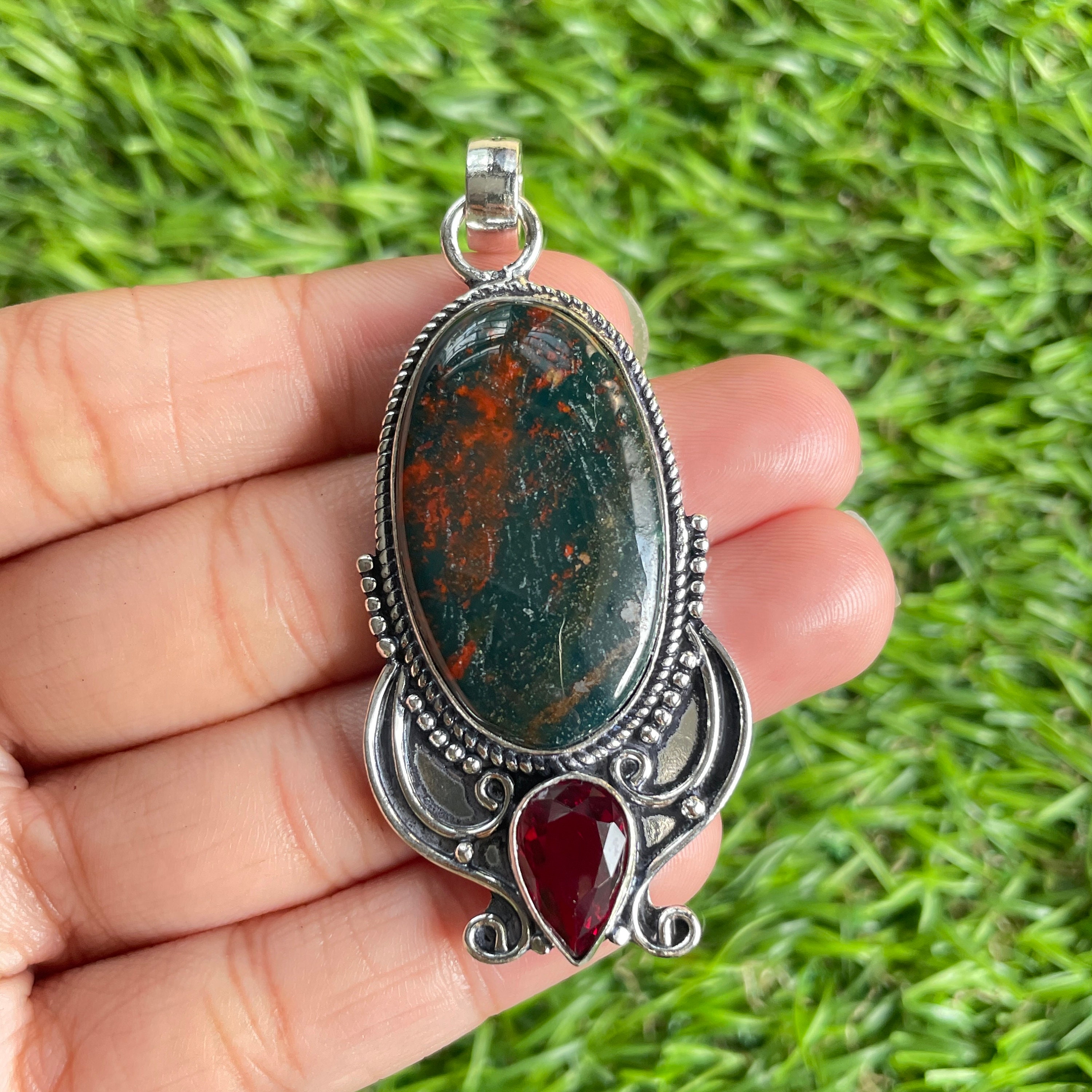 Bloodstone jewelry etsy discount