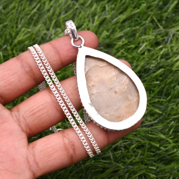 Mother of Pearl Pendant 925 Sterling Silver Pendant Pearl