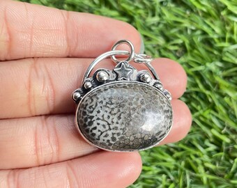 ハンドメイド スティングレイコーラル 925 スターリングシルバー
