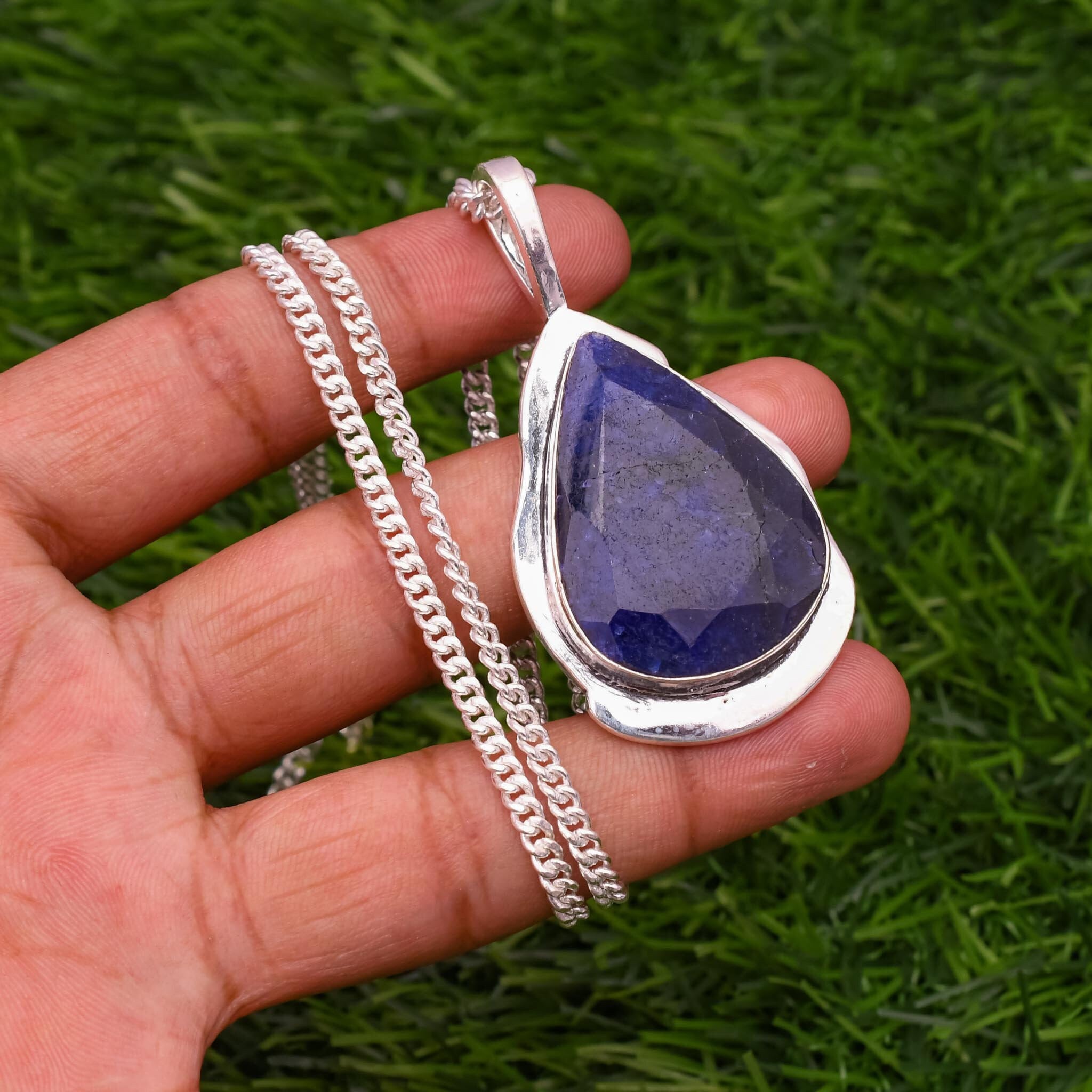 【New Arrivals】シルバー925ペンダントblue sapphire Amazon.com: Gem Stone King 0.60 Ct Round Blue Sapphire 925