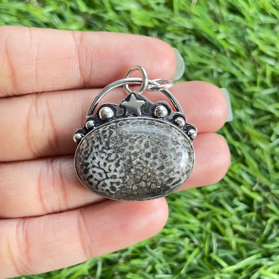 ハンドメイド スティングレイコーラル 925 スターリングシルバー