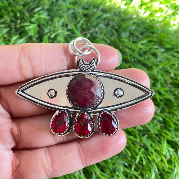 Impressionante Pendente Naturale Della Pietra Preziosa Di Amolite - Foto 7