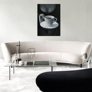 SEXY WOMEN Painting-nude Women With Coffee Artwork- Sexy Boobs Painting