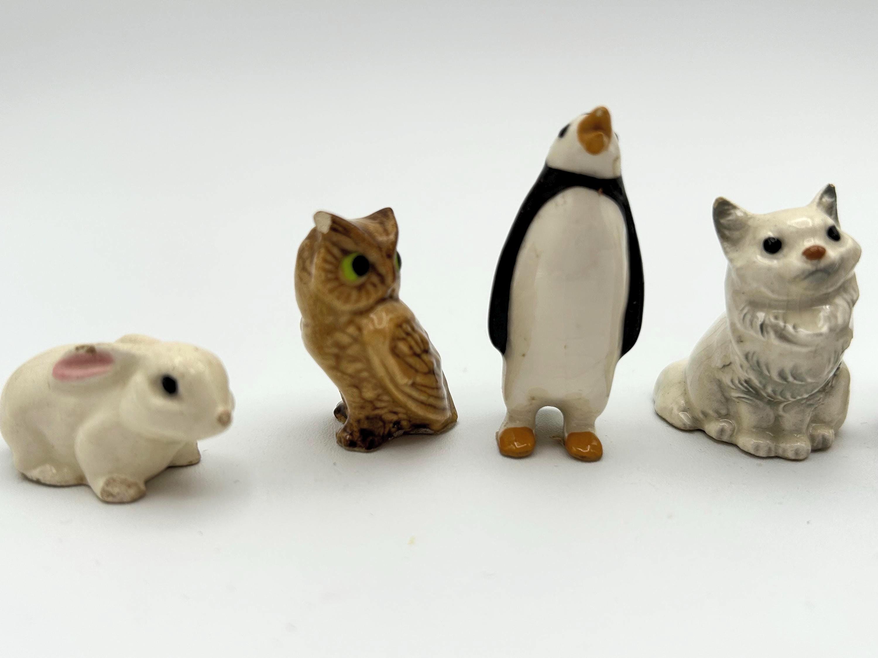 Selection of Vintage Hagen Renaker Miniature Ceramic Smalls Cats