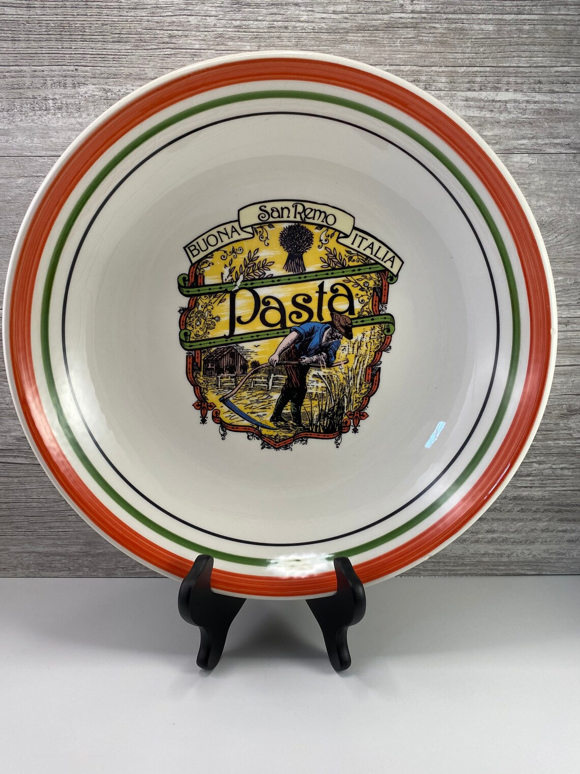 Beautiful Vintage Large Made in Italy Himark Pasta Serving Etsy