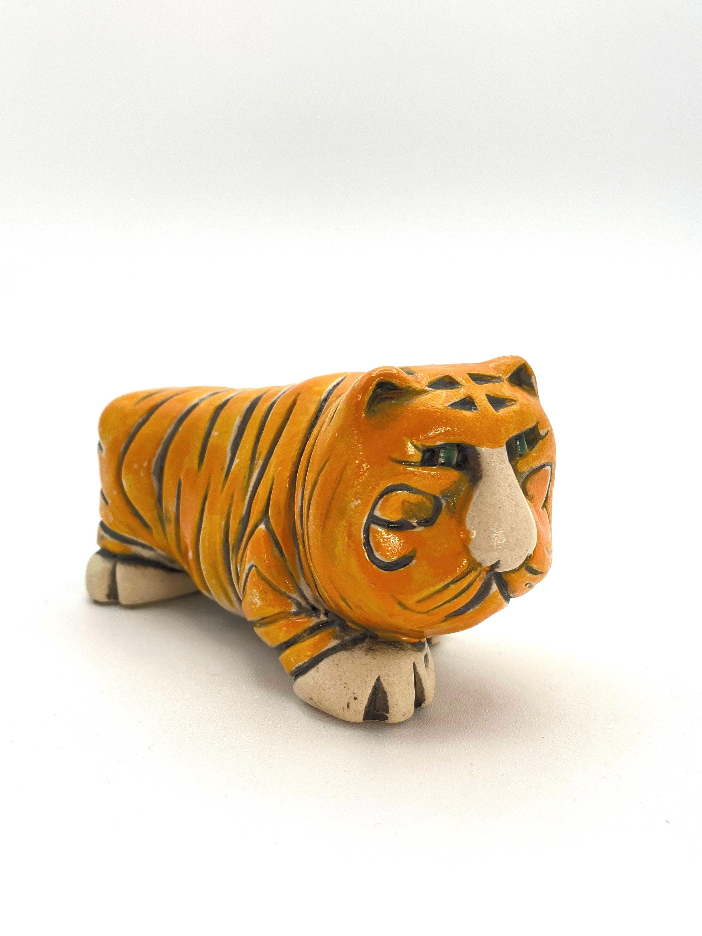 Choice of Vintage Artesania Rinconada Uruguay Sculpture Art Tiger