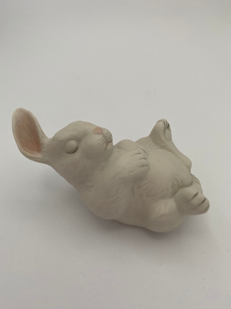 Vintage Porcelain Boehm Rabbit Newborn Sleeping Boehm Baby Animals ...