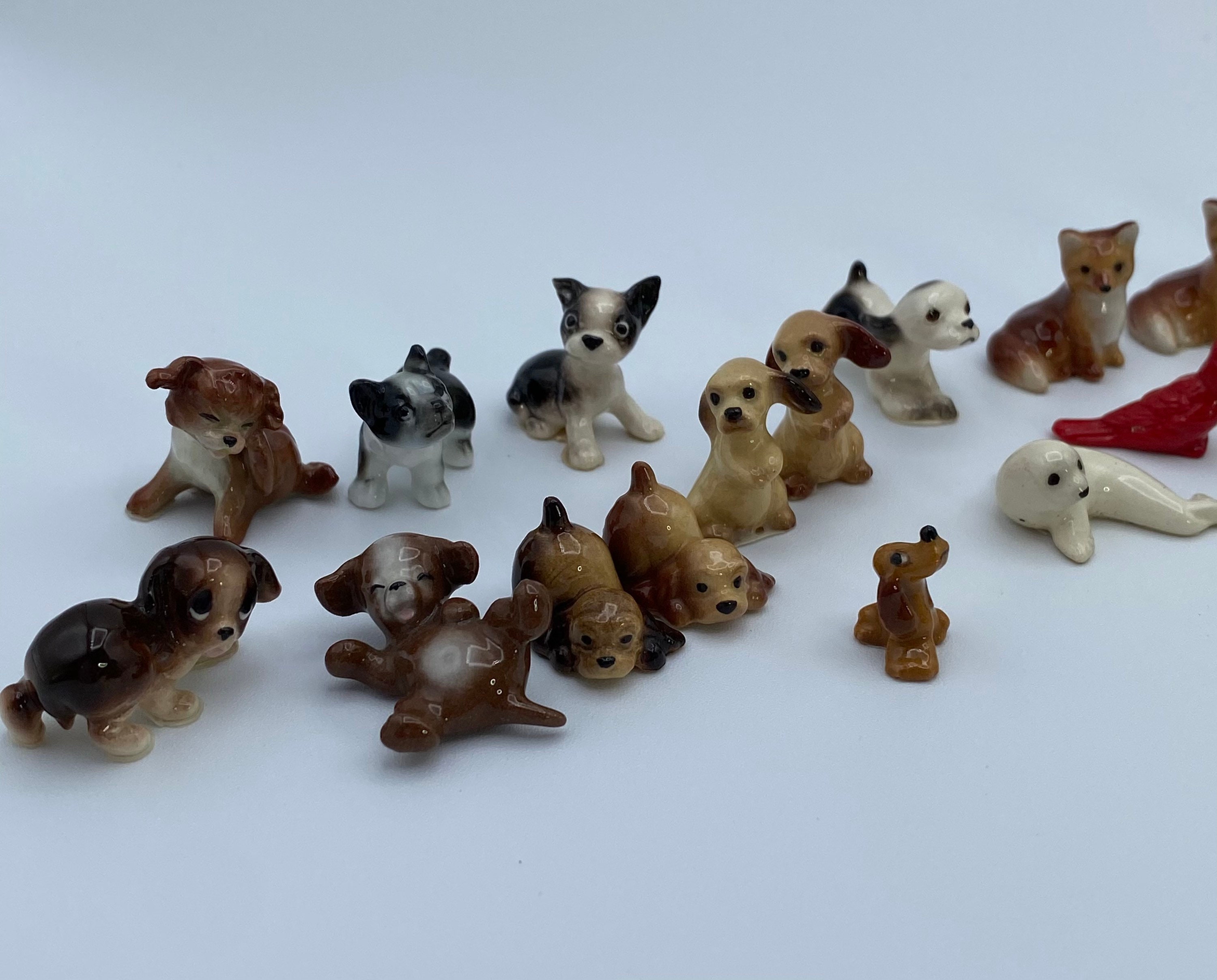 Selection of Vintage Hagen Renaker Miniature Ceramic Smalls