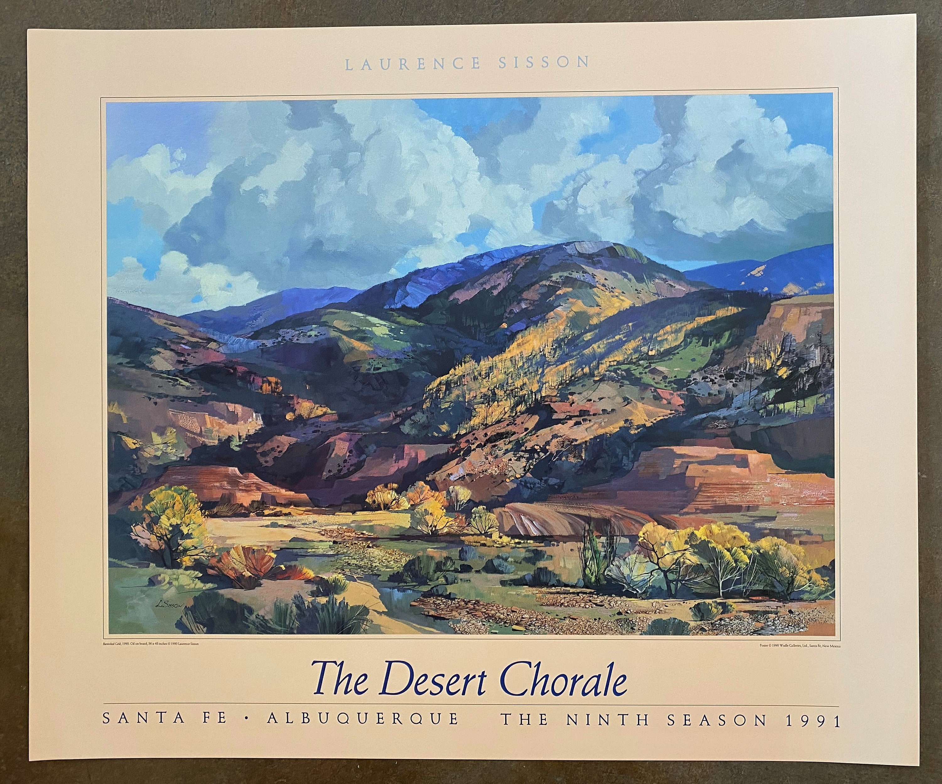 Laurence Sisson 19282015 Exhibition Poster desert Etsy