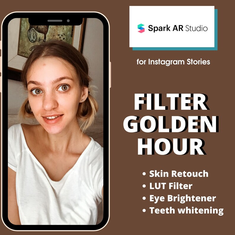 Instagram Filter Golden Hour Spark AR Etsy