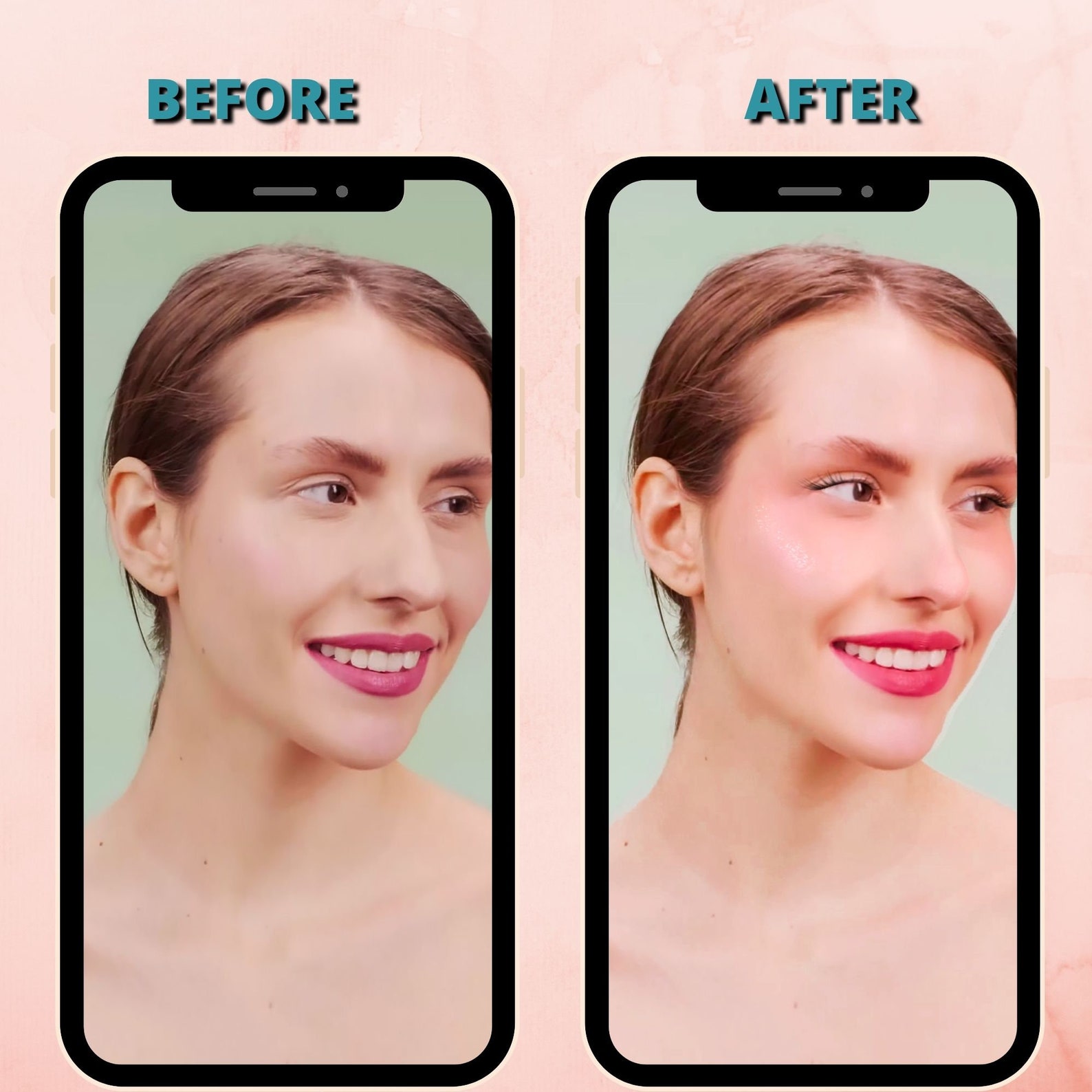 Filtre Instagram MODEST BABY avec cils et maquillage Etsy