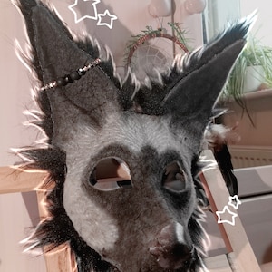 Silver Fox Mask Therian - Etsy