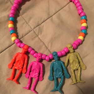 Kandi Skeleton Necklace