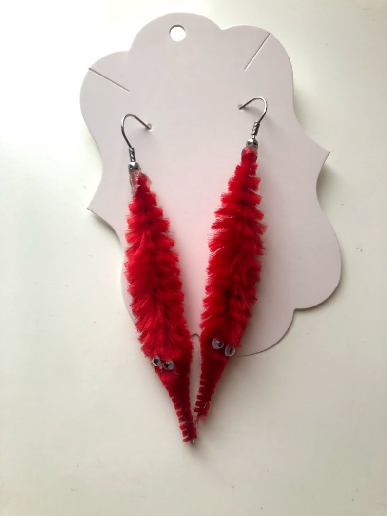 Worm on a String Earrings