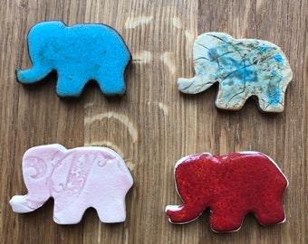 Fridge magnet / magnet / Ceramic Magnet/Elephant