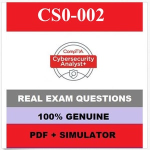CompTIA CySA + Zertifizierungsprüfung (CS0-002) Dump-Prüfung & neueste Fragen und Antworten + Simulation