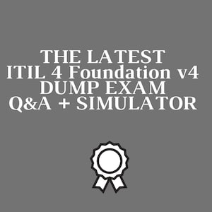 ITIL 4 Foundation V4 Certification Exam Q&A+Simulator