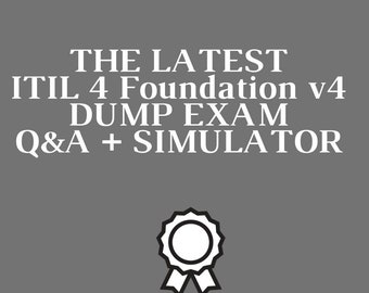 ITIL 4 Foundation V4 Certification Exam Q&A+Simulator