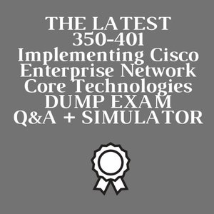 Umsetzung der Zertifizierung für die Zertifizierung von 350-401 für das Unternehmensnetzwerk (Cisco)