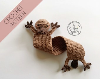 Patron au crochet PDF // Platypus Bookmark / cadeau fait main