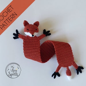 Crochet pattern PDF // Fox Bookmark / handmade gift