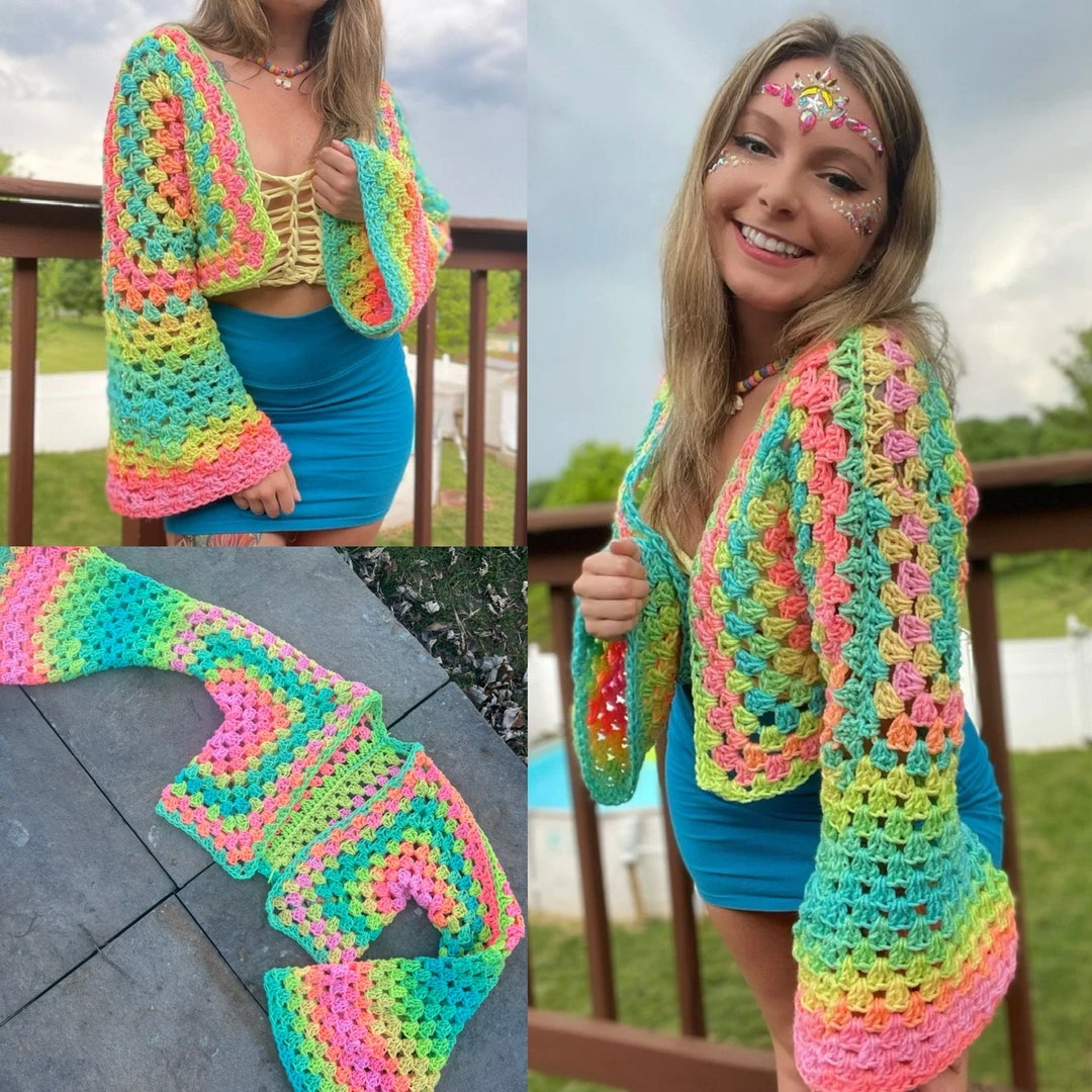 The Isabel Sleeve Cardigan - PDF Pattern - Crochet Hexagon