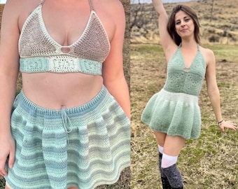 Crochet Outfit Pattern: Solar Flare Dress or Set (PDF Pattern)