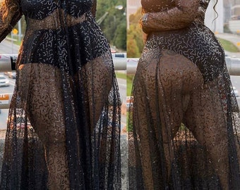 plus size sheer outfits