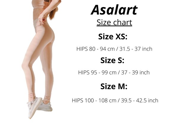 Beige Leggings With Thong Insert Push 