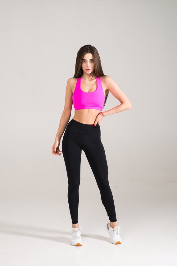 Mid Rise Sports Leggings