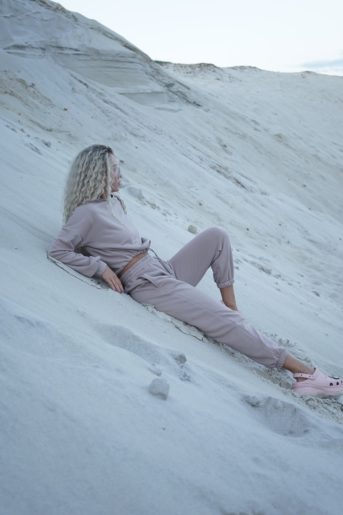 womens nike beige tracksuit