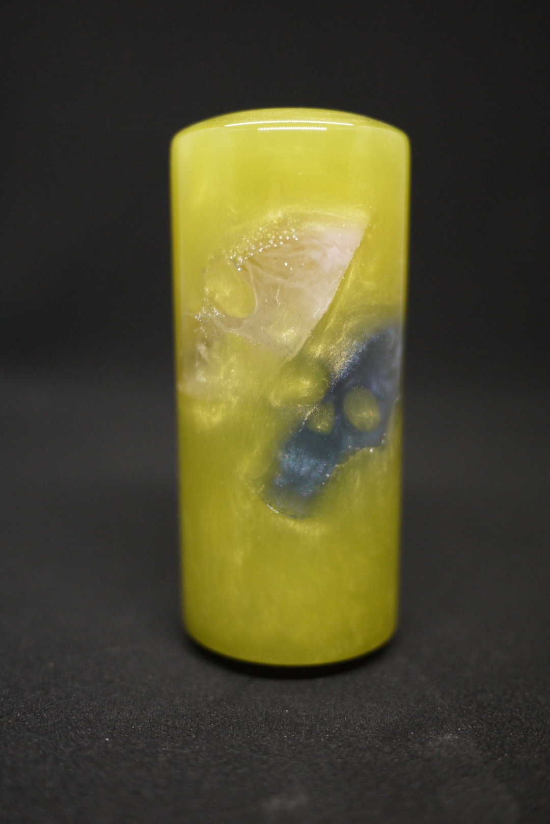 Yellow Ghost Skulls Shift Knob Etsy