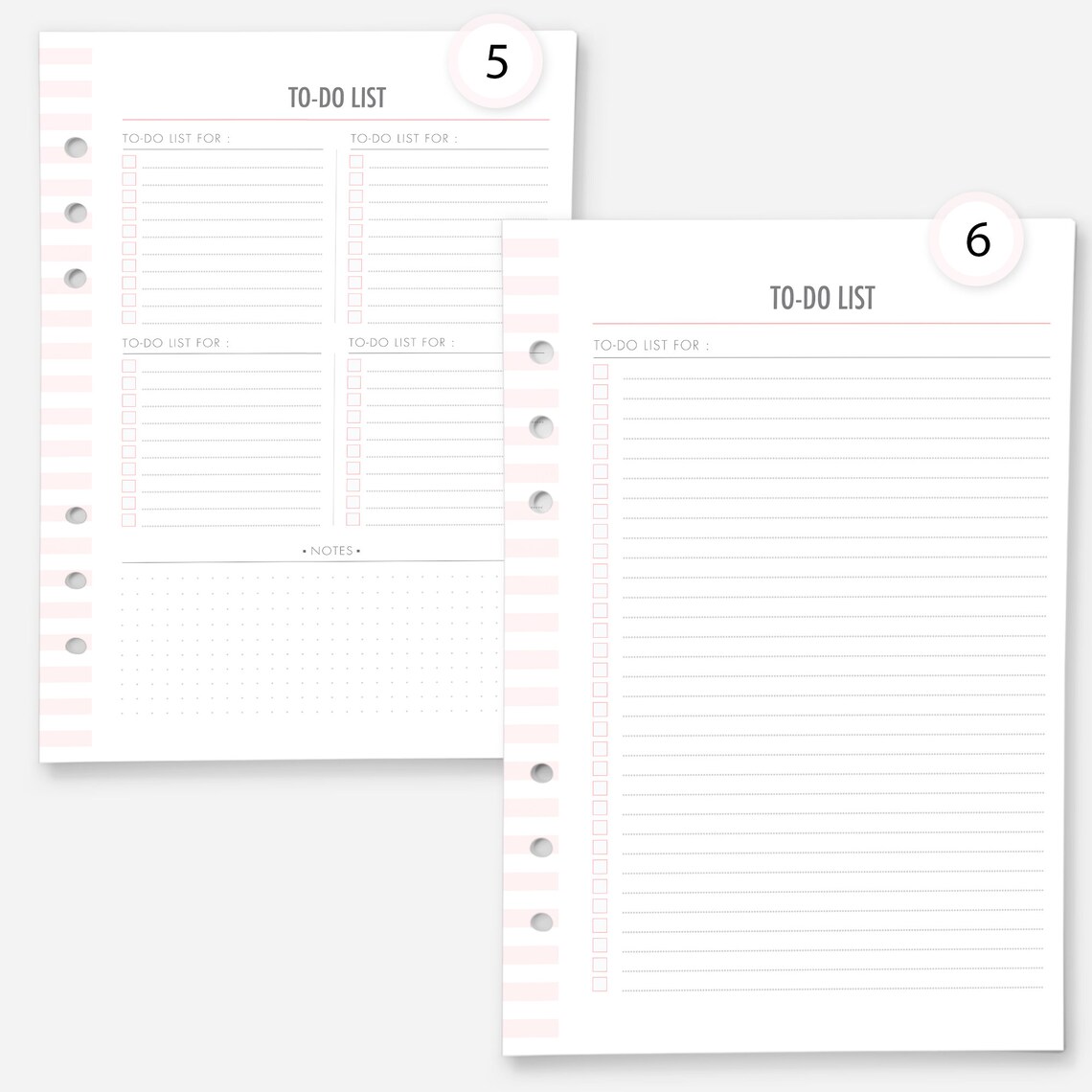 Planner Bundle to Do List Weekly Planner Grocery Shopping Etsy