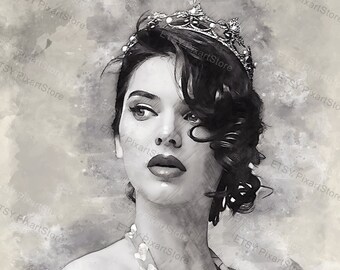 Kendall Jenner Art Etsy